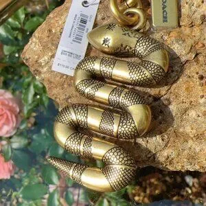 ◆Coach◆ New Year Beaded Snake Bag Charm CZ127 B4/B4 Coach New Year Signature Snake Charm | TikTok